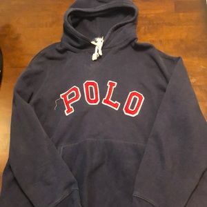 Navy Blue Polo Hoodie